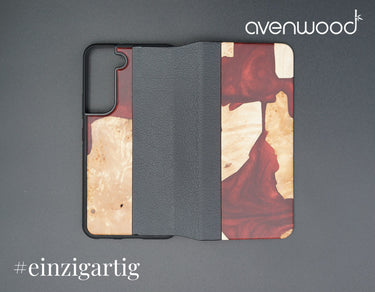 Samsung Galaxy S22 PORTO COLLECTION FLIPCASE 9233 Rot